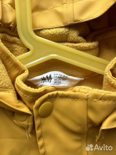 Дождевик детский hm 104