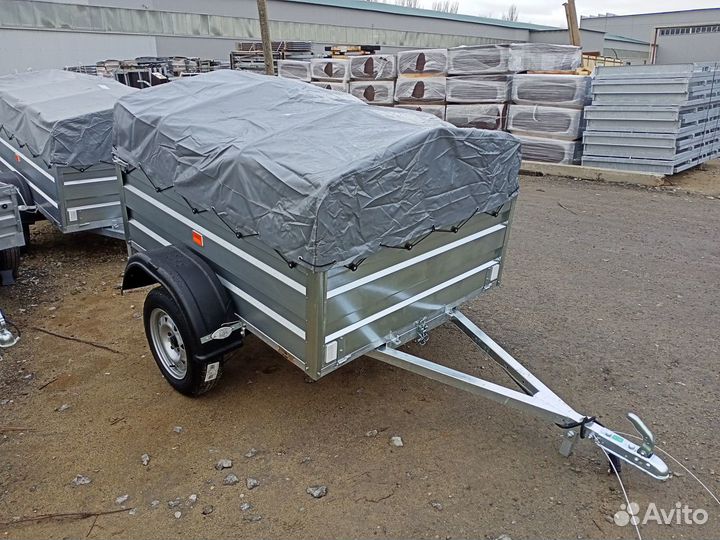 Прицеп для автомобиля с высоким бортом