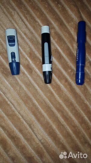 Ручки для ланцетов и тест полоски Читайте