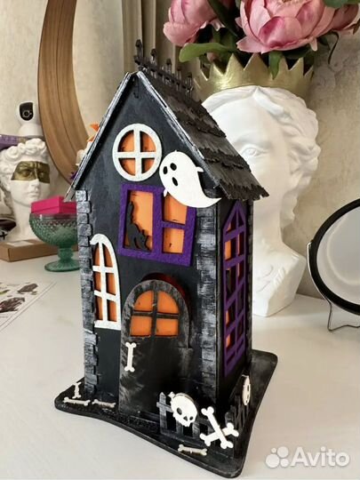 Домик декор ночник хеллоуин