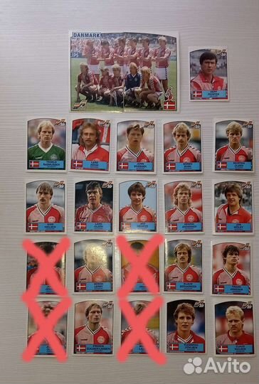 Panini Чемпионат Европы 1988