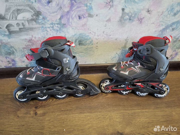 Роликовые коньки детские и защита