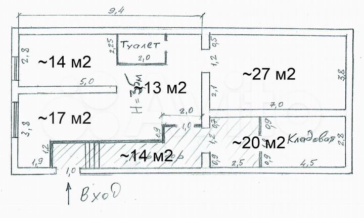 Свободного назначения, 108.8 м²