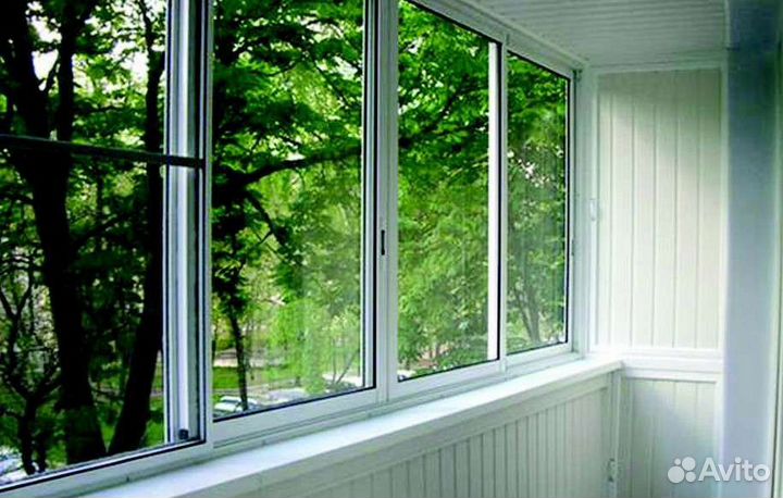Пластиковая лоджия