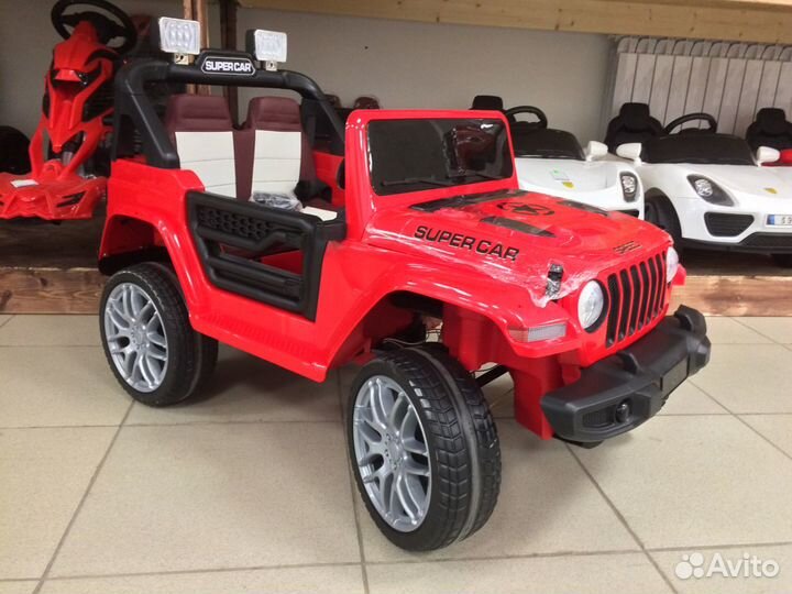 Элетромобиль Jeep speed красный