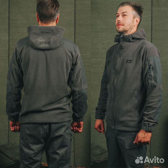 27437 Толстовка Дозор, флис, серый