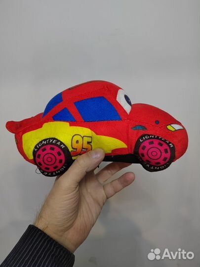 Машина тачки молния маквин плюшевая игрушка 25 см
