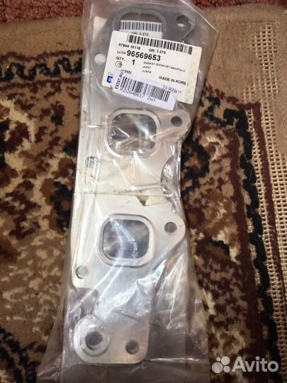 Прокладка выпускного коллектора деу Матиз