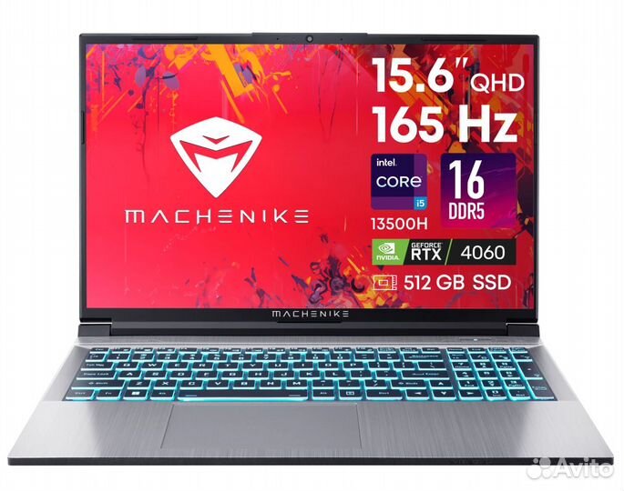 Ноут игровой Machenike L15 Star 2K RTX4060 140вт