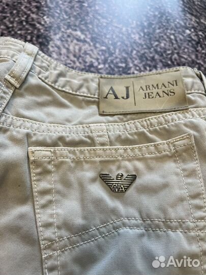 Прямые брюки armani jeans оригинал чинос y2k