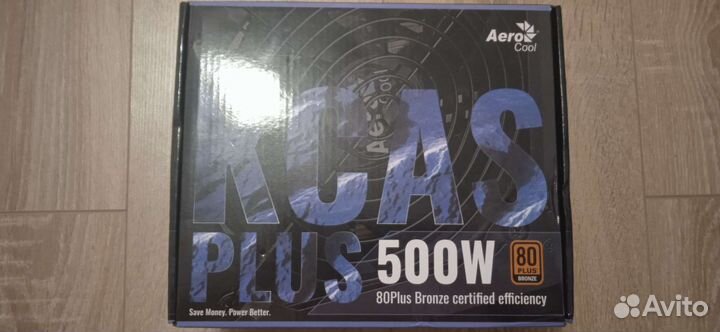 Блок питания 500w aerocool kcas plus