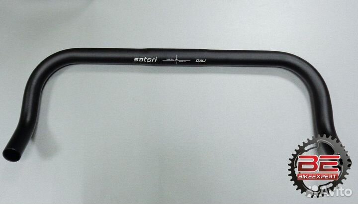 Руль bullhorn Satori Dali 25,4, 420мм, черный