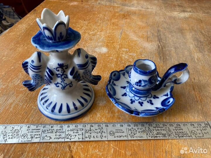 Подсвечник Гжель