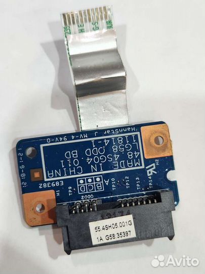 Разъём SATA ODD Lenovo G580