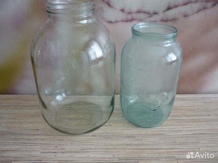 Банки стеклянные 3л., 2л., 1.5л