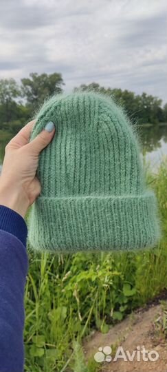 Шапка Пух норки Ручная работа