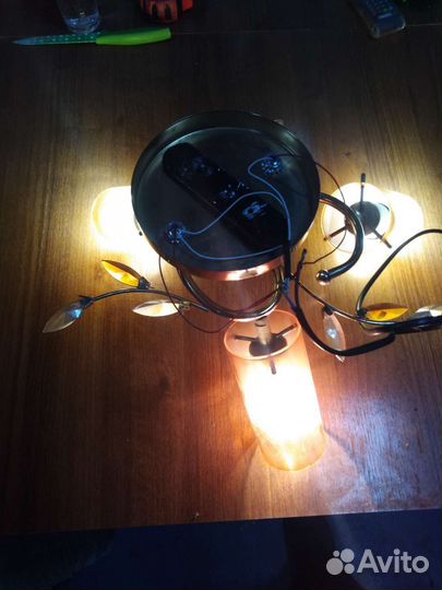 Люстра + лампочки
