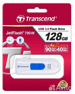 Flash Usb 3.0 Transcend JetFlash 790 на 128GB