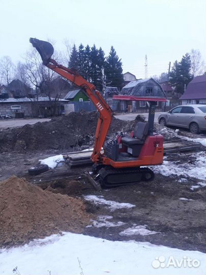 Услуги миниэкскаватора