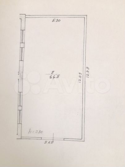 Гараж/Бокс/Автосервис/Склад 66.5 м²