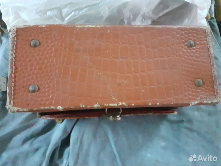 Кофр СССР от бинокля или камеры бархат