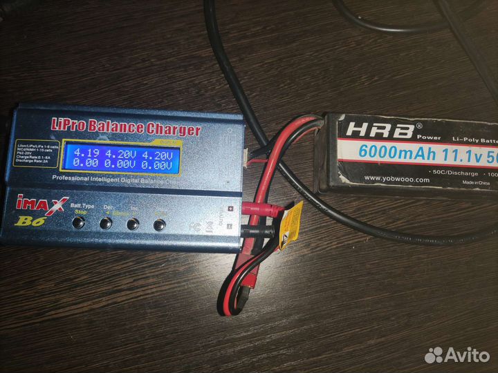 Аккумулятор HRB 3S 11.1v 6000Mah 50c