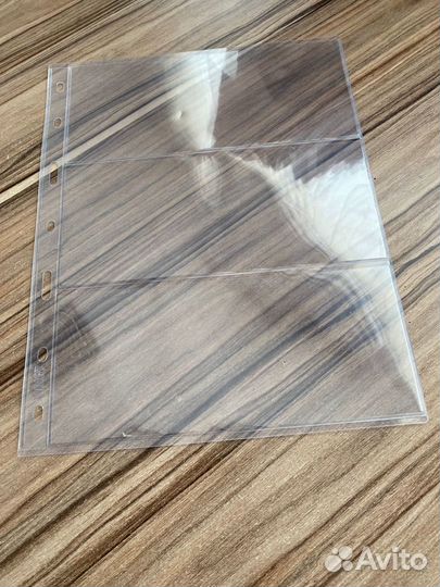 Лист Optima на 3 банкноты.1шт