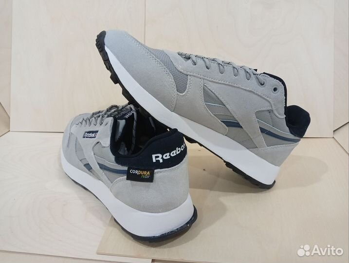 Кроссовки Reebok Classic Leather Grey Navy