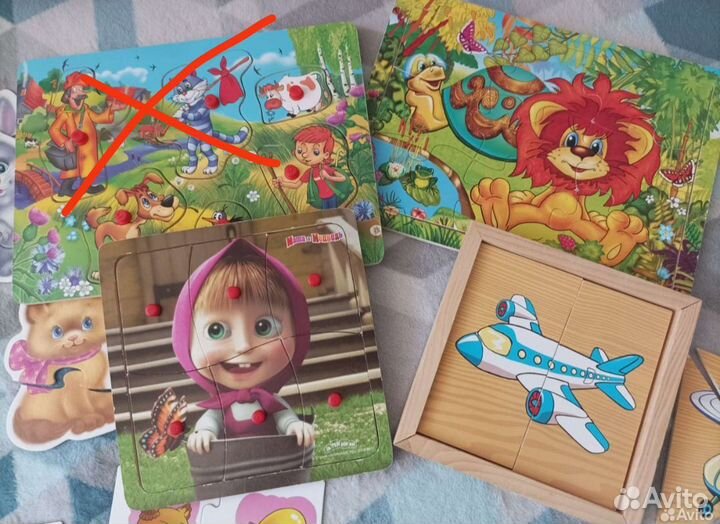 Пазлы для малышей, цена за всё