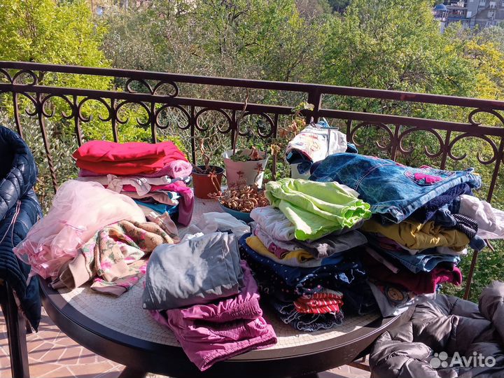 Фирменные вещи пакетом девочка