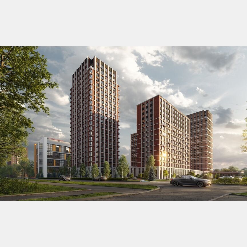 3-к. квартира, 88,5 м², 9/23 эт.