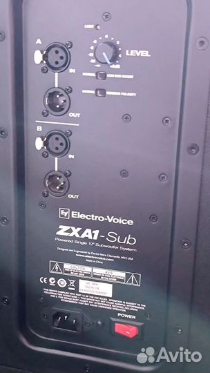 Electro-voice zxa1-sub