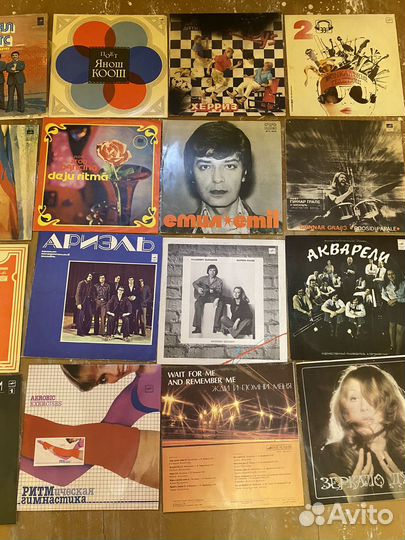 Виниловые пластинки СССР