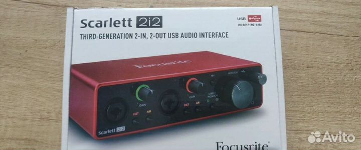 Внешняя звуковая карта focusrite