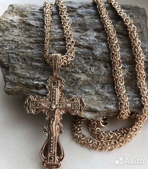 Цепь и крестик