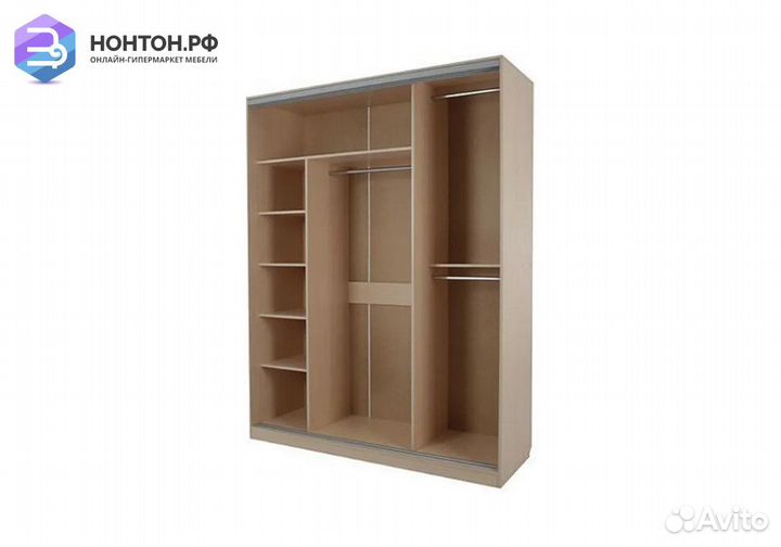 Шкаф-купе Бассо 7-600 27 дуб млечный