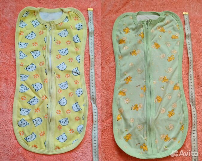 Пеленка кокон на молнии, липучках