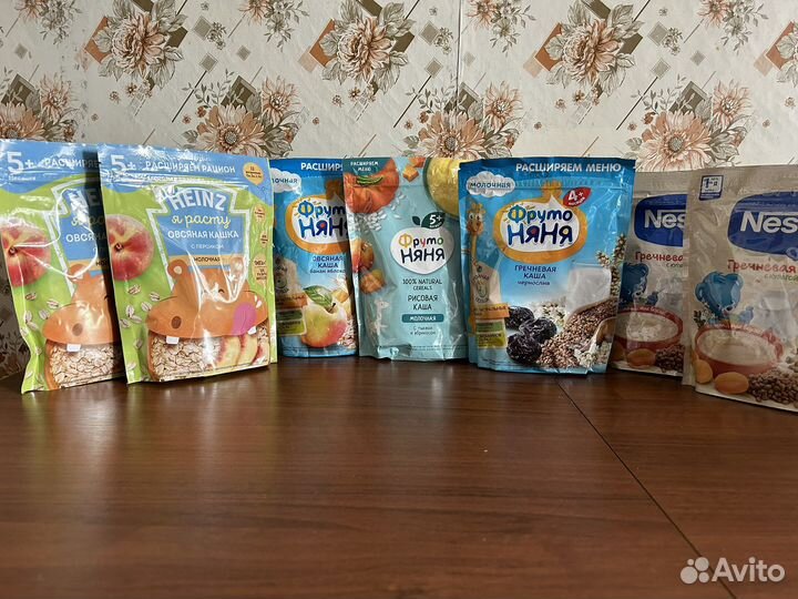 Мясное пюре, каша агуша, хаинс, фруто няня, нестле