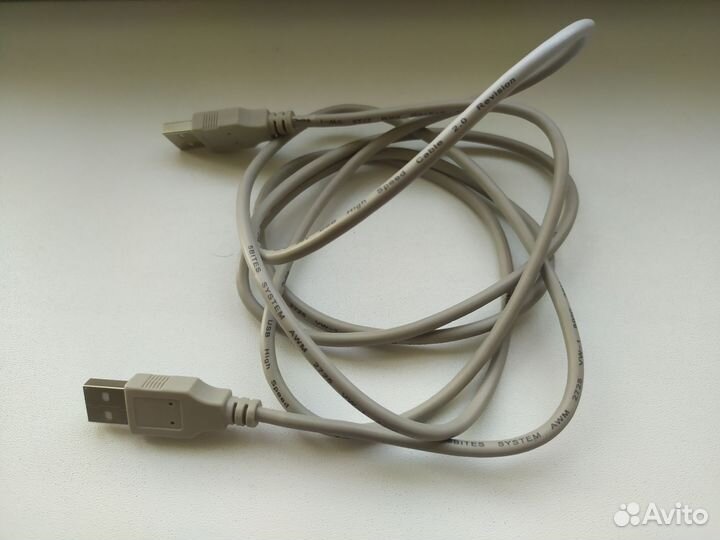 Кабель usb-usb 1.8 метра