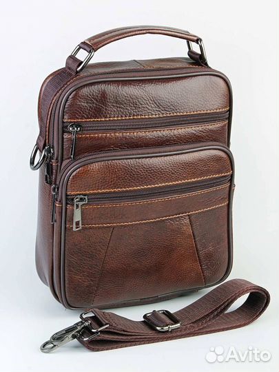 Мужская сумка борсетка новая нат. кожа