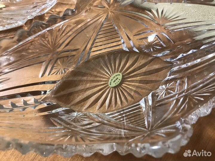 Ваза для стола. Салатник. Конфетница. Хрусталь