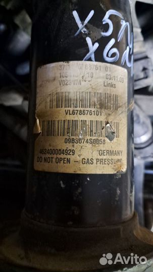 Левый передни амортизатор с едс бмв х6м х5м е70/71