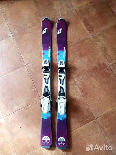 Горные лыжи Nordica с креплениями детские 110