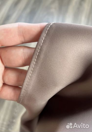 Юбка миди шелковая