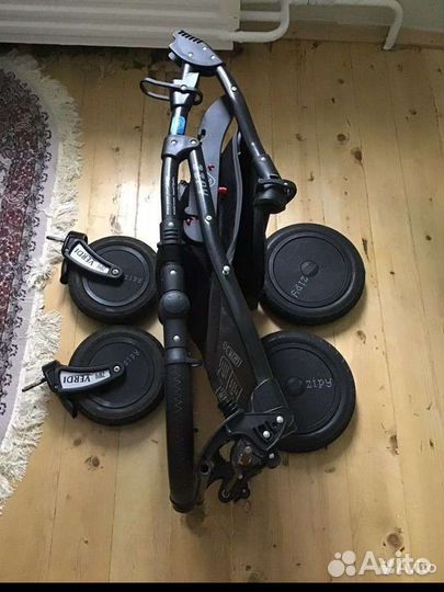 Коляска 3 в 1 трансформер zipy verdi Чехия