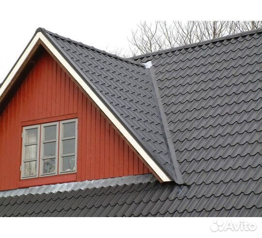 Металлочерепица Монтеррей Серый графит 7024