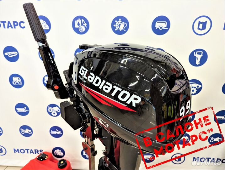 Мотор лодочный gladiator G9.9FHS