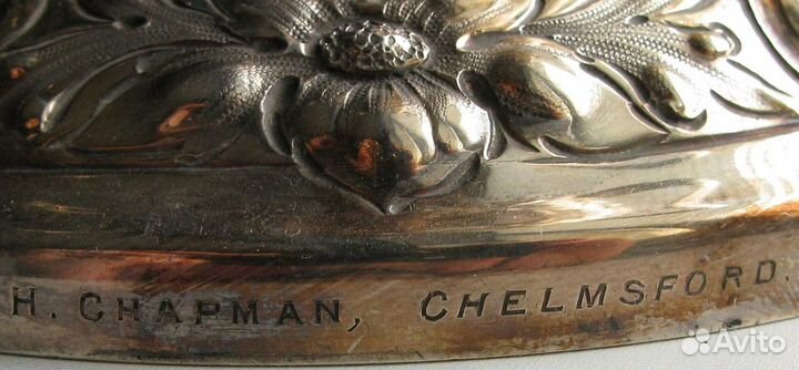 Кубок Англия 1899 925проба с документами чемпион