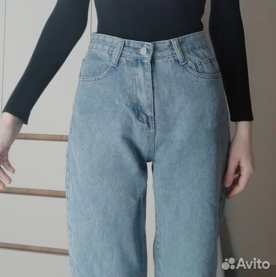 Джинсы широкие прямые Bronks