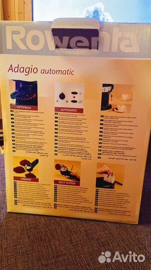 Кофеварка рожковая Rowenta Adagio Automatic